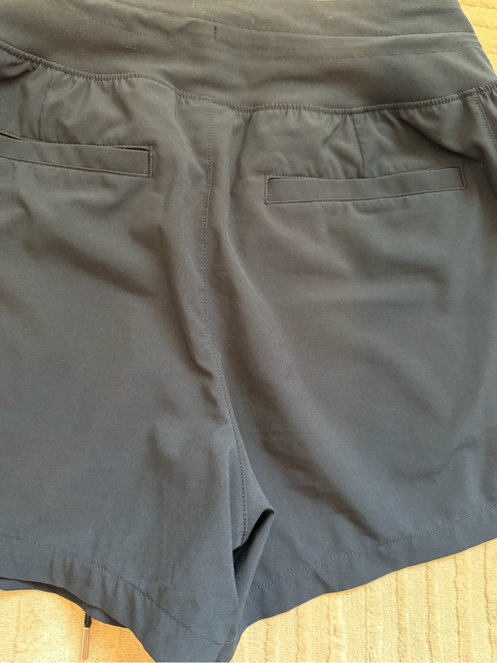 CALIA Women’s Blue Athletic Pull-On Shorts with Pockets - Picture 4 of 8